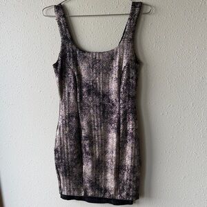 Elegant Black and Cream Women's Dress